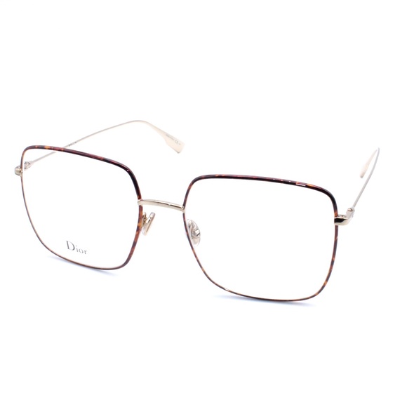 Dior DIORSTELLAIRE01 006J 54.17 145 Gold Havana Sq - Picture 1 of 8